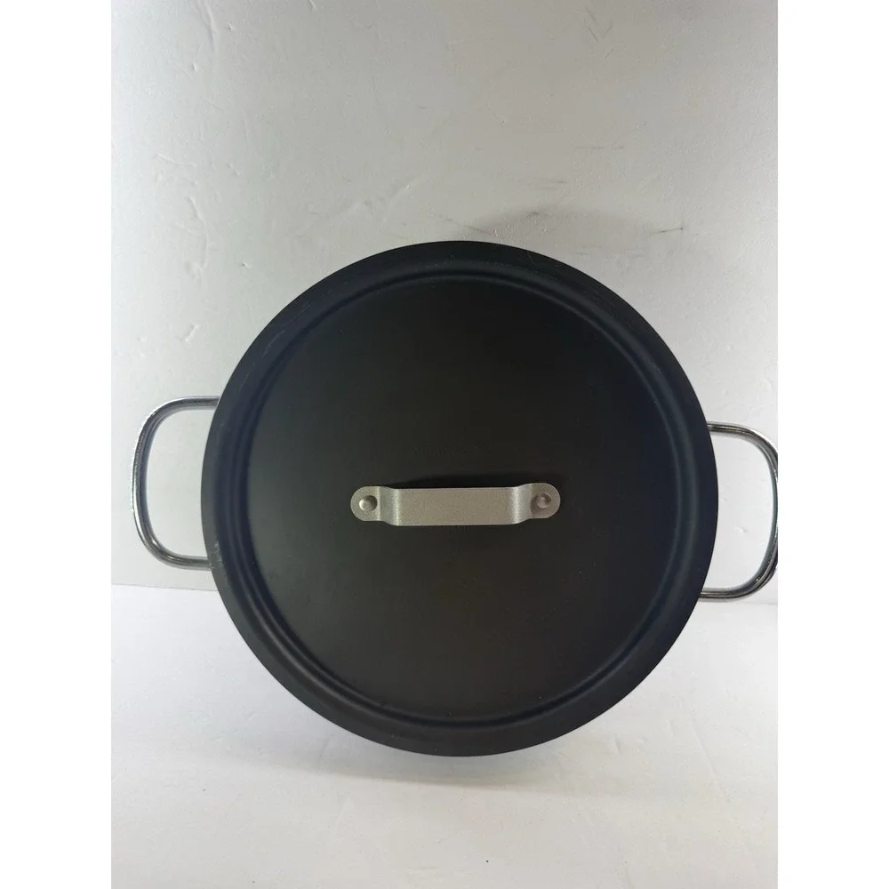 Vtg Commercial Calphalon 5003 3 QT Hard Anodized Sauté Pan w Lid 10